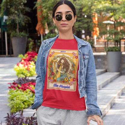 The Harpist Tarot Card Shirt, Harp Player