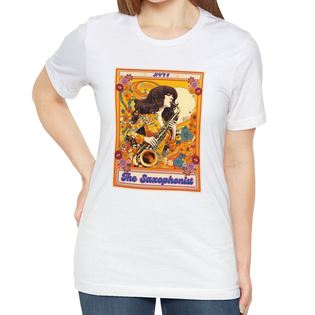 The Saxophonist Tarot Card Shirt, Saxophone Player