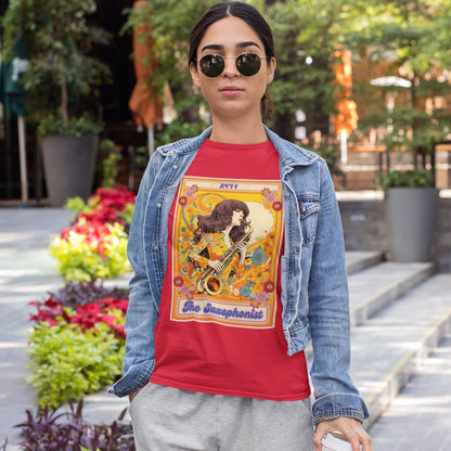 The Saxophonist Tarot Card Shirt, Saxophone Player