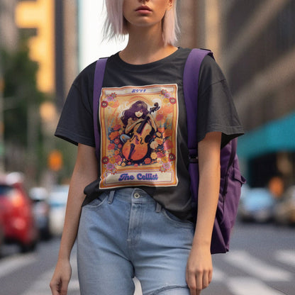 The Cellist Tarot Card Shirt