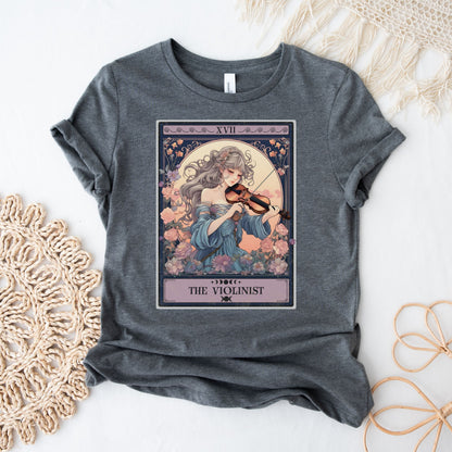 The Violinist Tarot Card Shirt, Violin Player