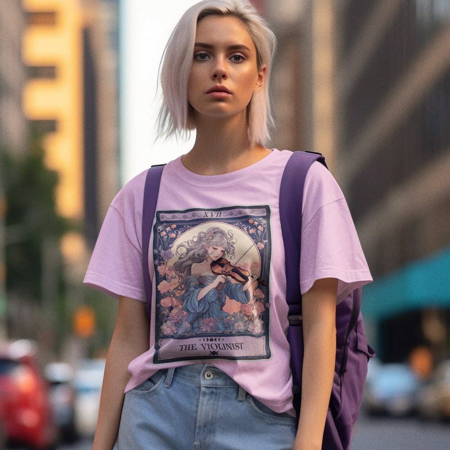 The Violinist Tarot Card Shirt, Violin Player