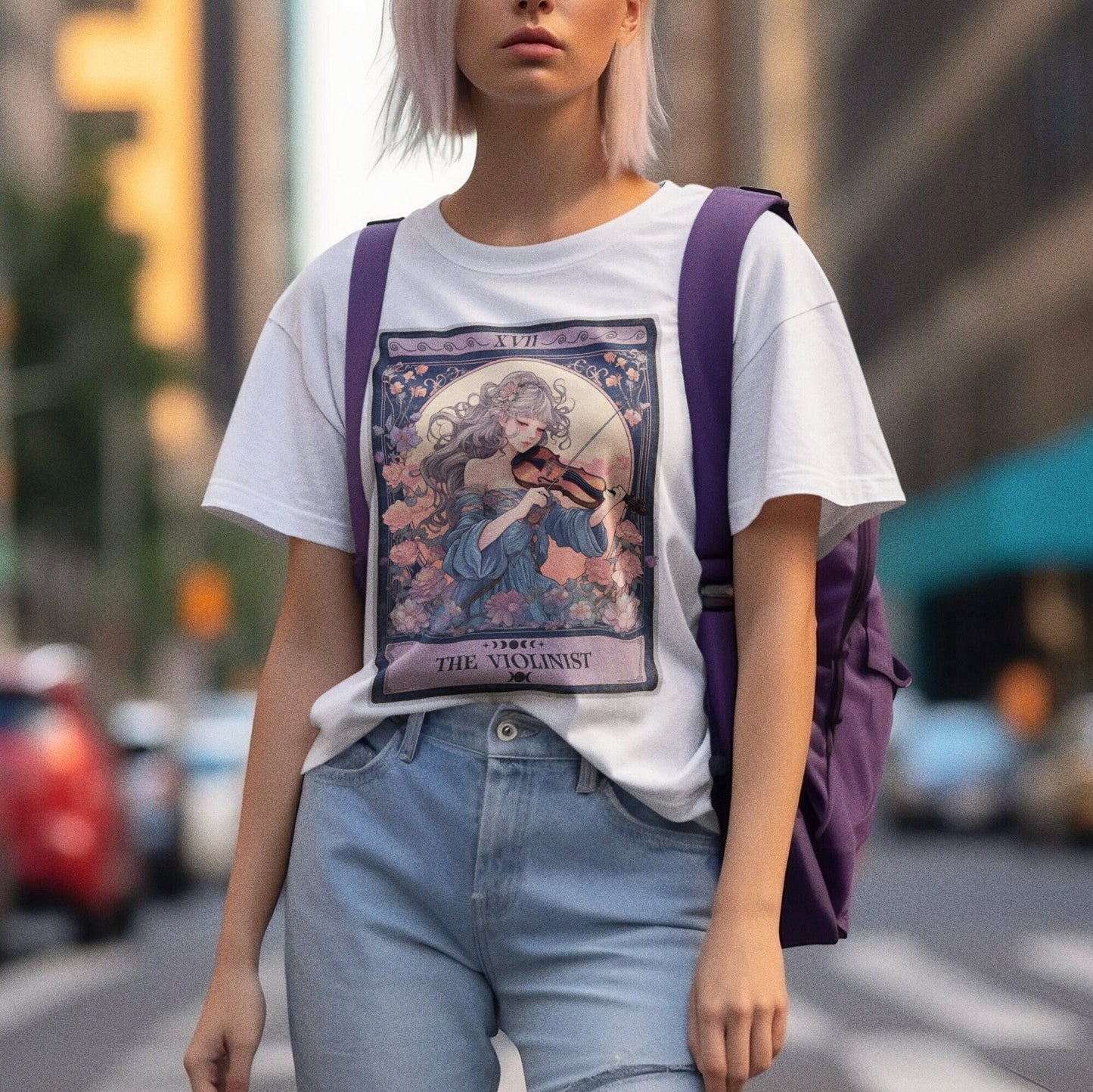 The Violinist Tarot Card Shirt, Violin Player