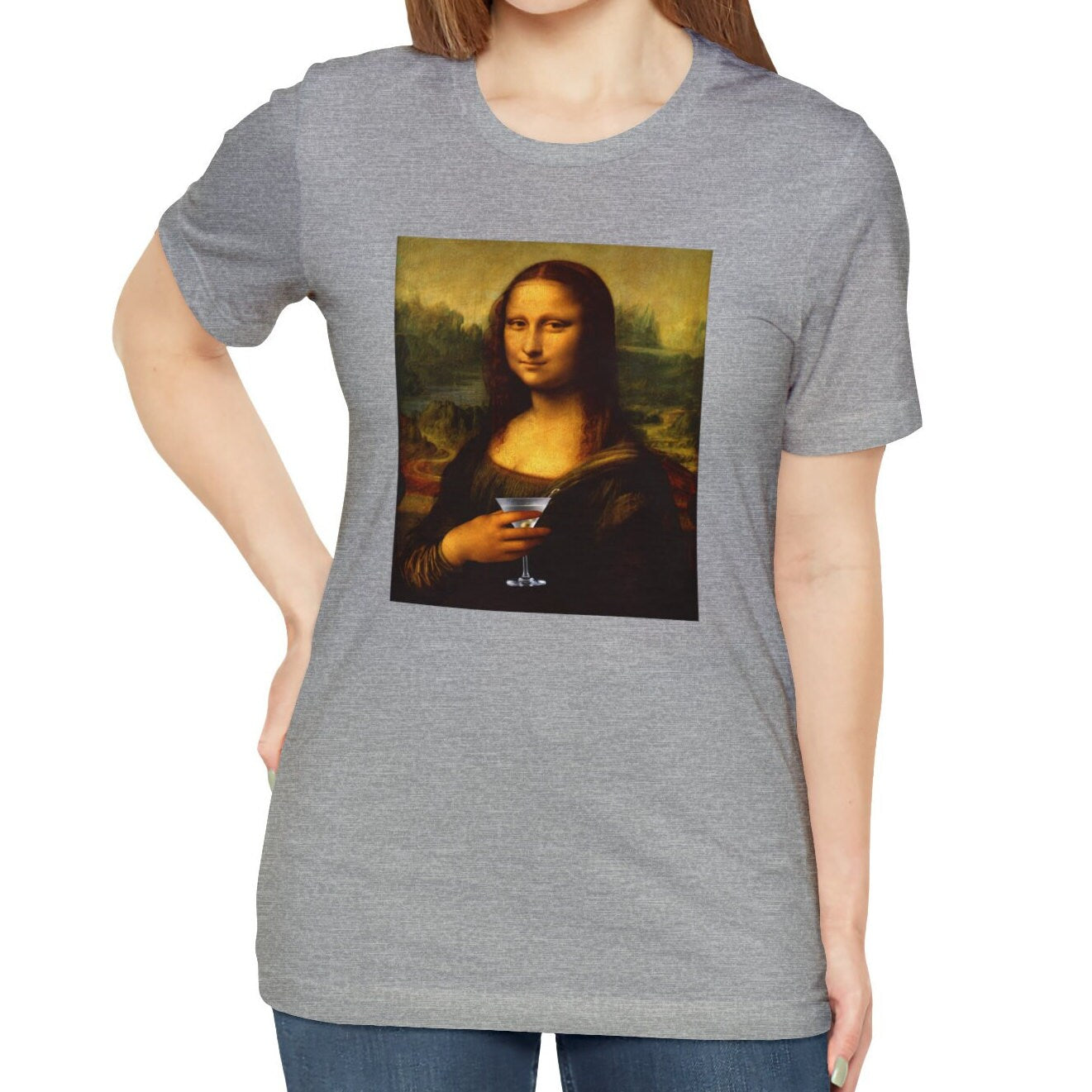 Mona Lisa Martini Shirt, Dry Martini
