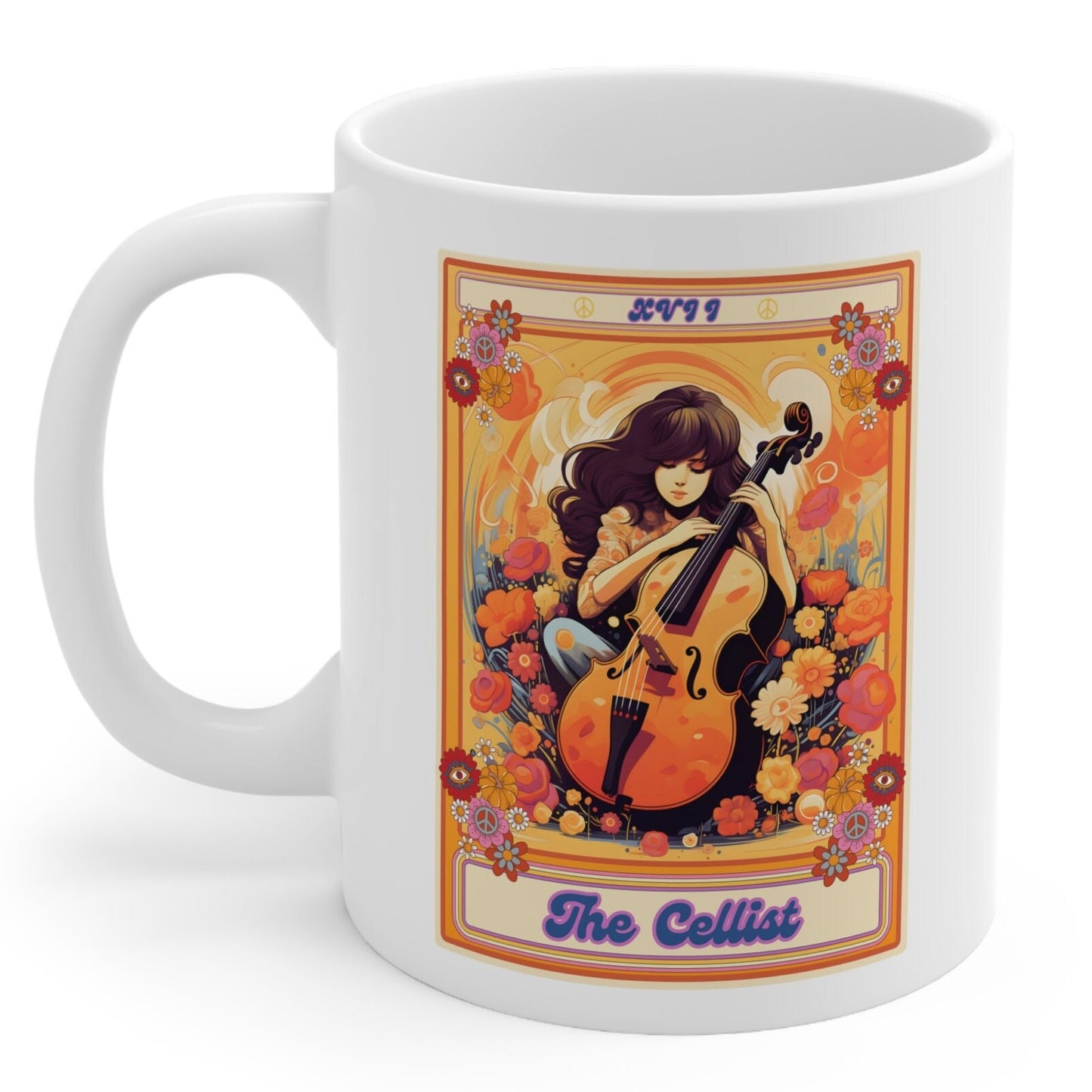 The Cellist Tarot Card Mug