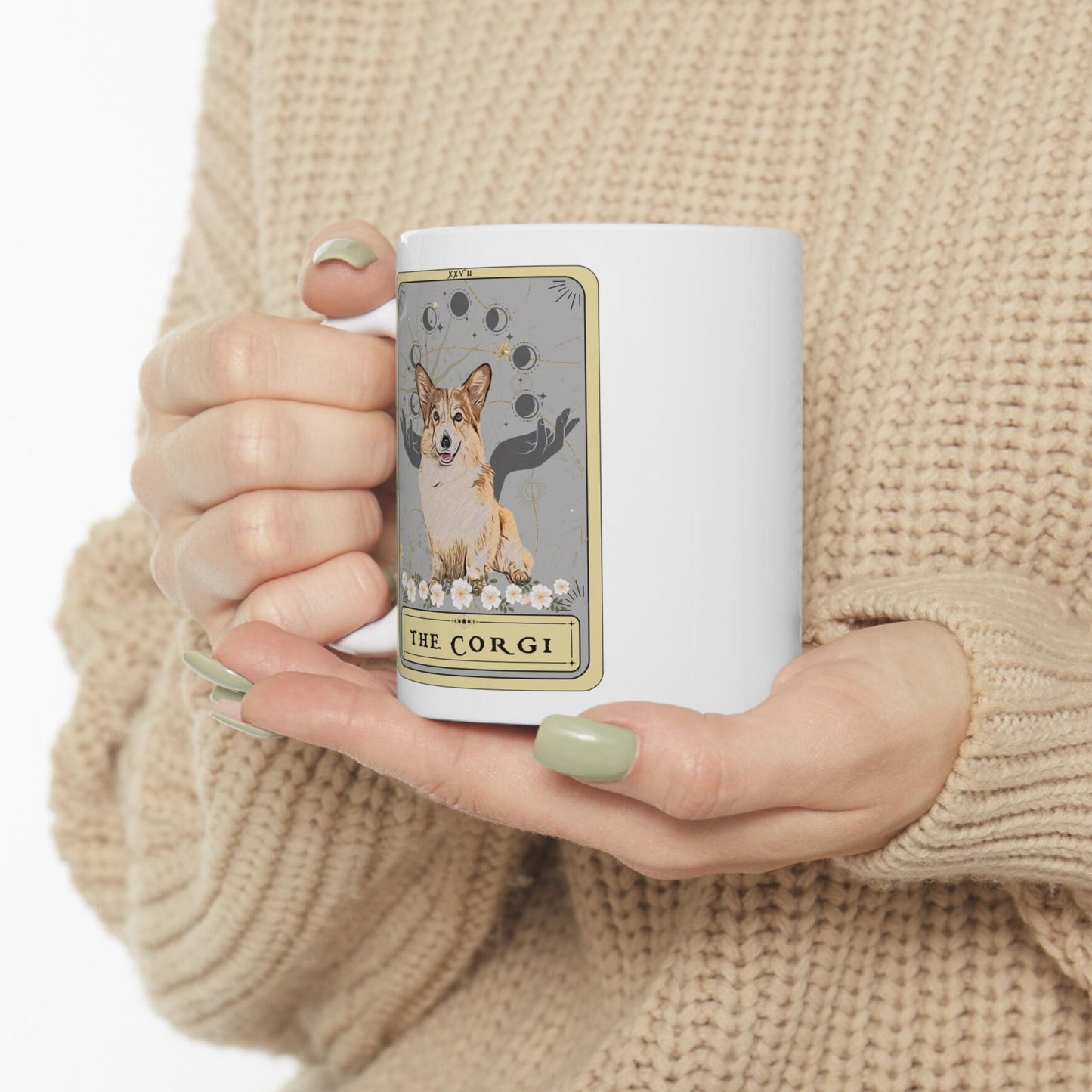 The Corgi Tarot Card Mug