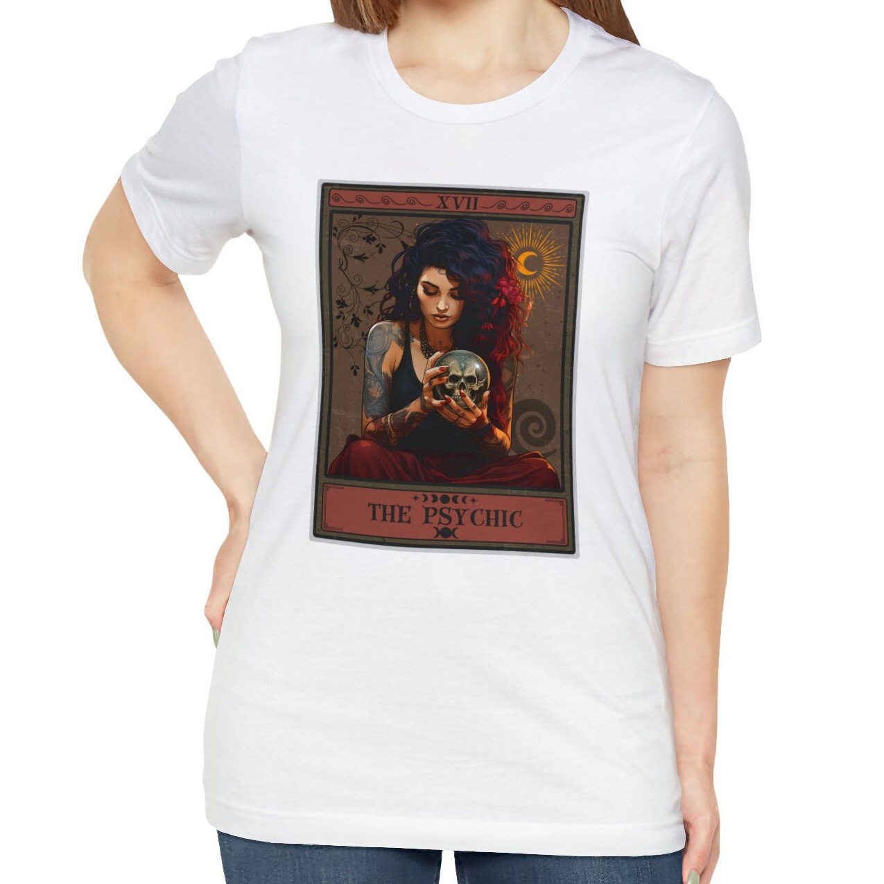 The Psychic Tarot Card Shirt, Fortune Teller Crystal Ball