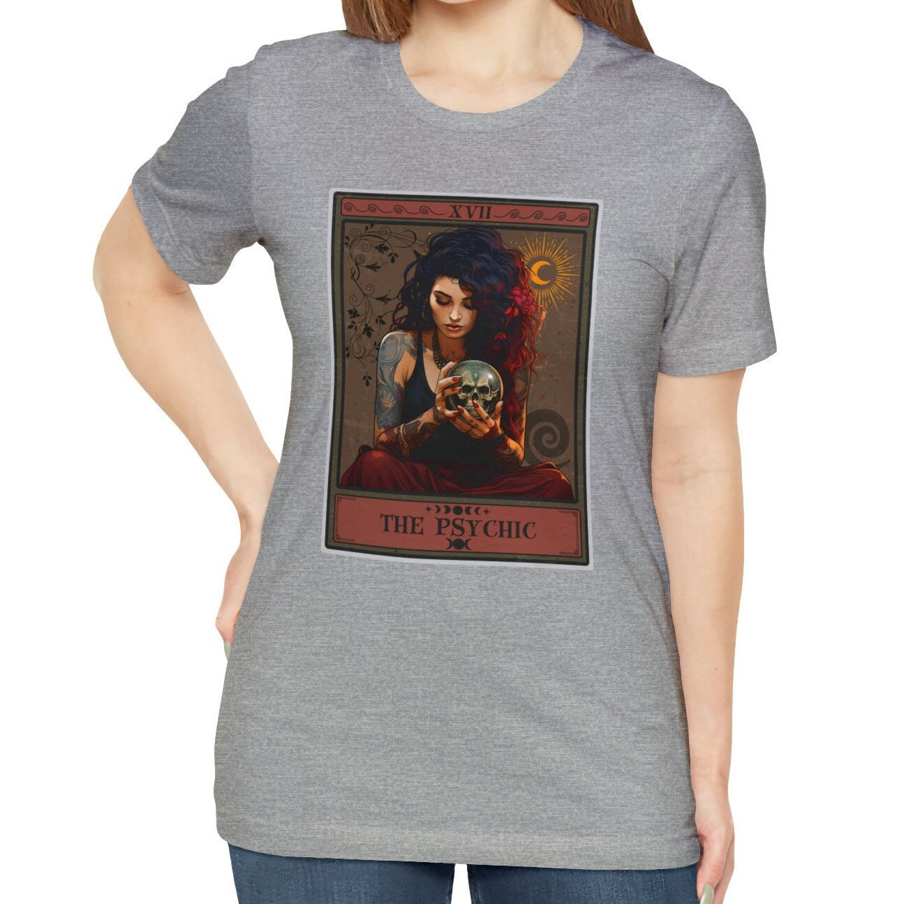 The Psychic Tarot Card Shirt, Fortune Teller Crystal Ball