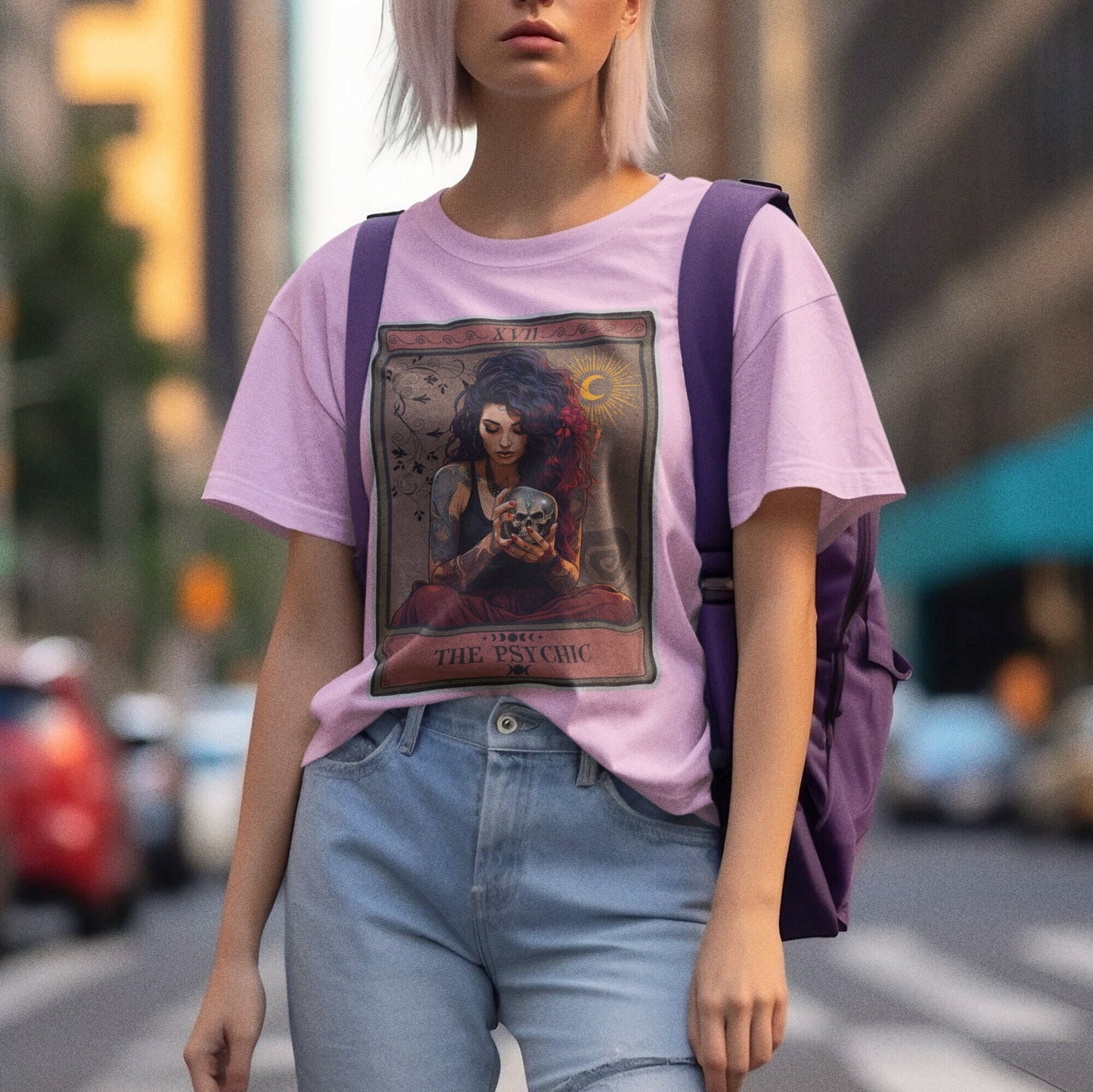 The Psychic Tarot Card Shirt, Fortune Teller Crystal Ball