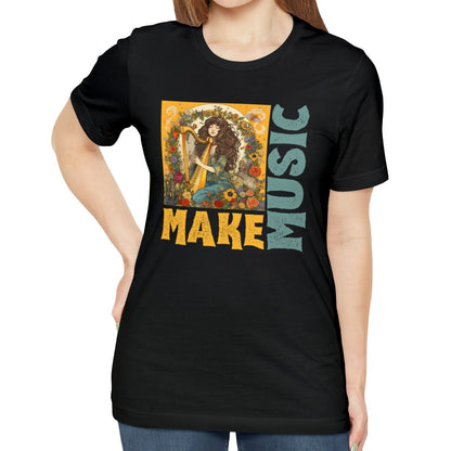 Harpist T-shirt, Harp Player