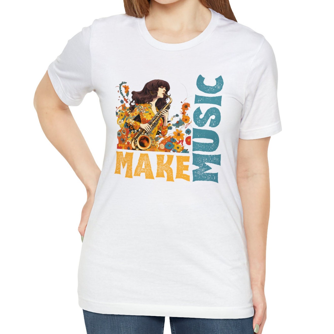 Saxophonist t-shirt, Saxophone Player