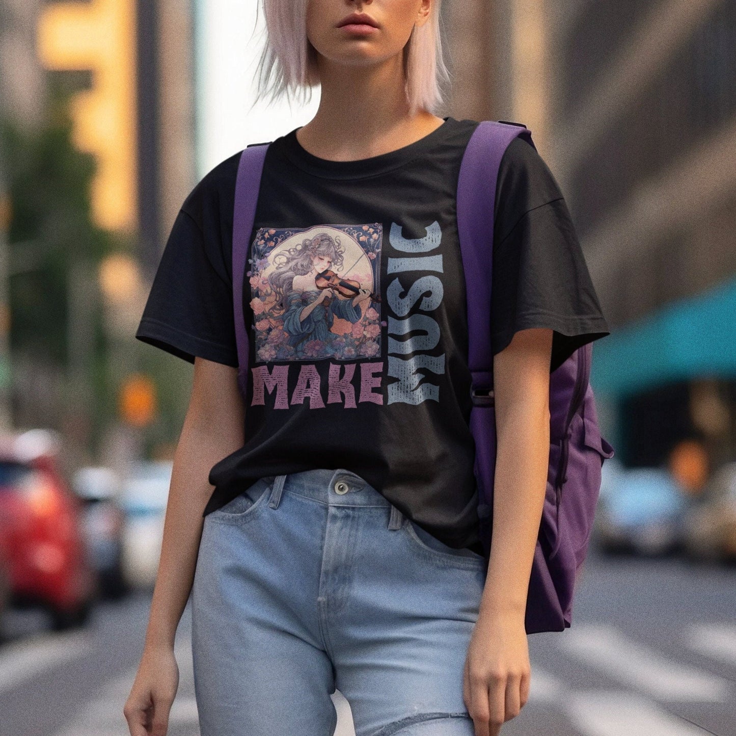 Violin Player Make Music Shirt