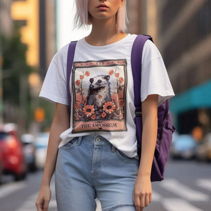 Opossum Tarot Card Shirt