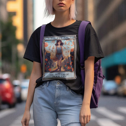 The Princess of Feral Cats Tarot Card Shirt, Feral Cat