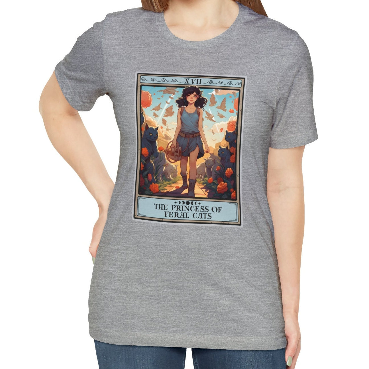 The Princess of Feral Cats Tarot Card Shirt, Feral Cat