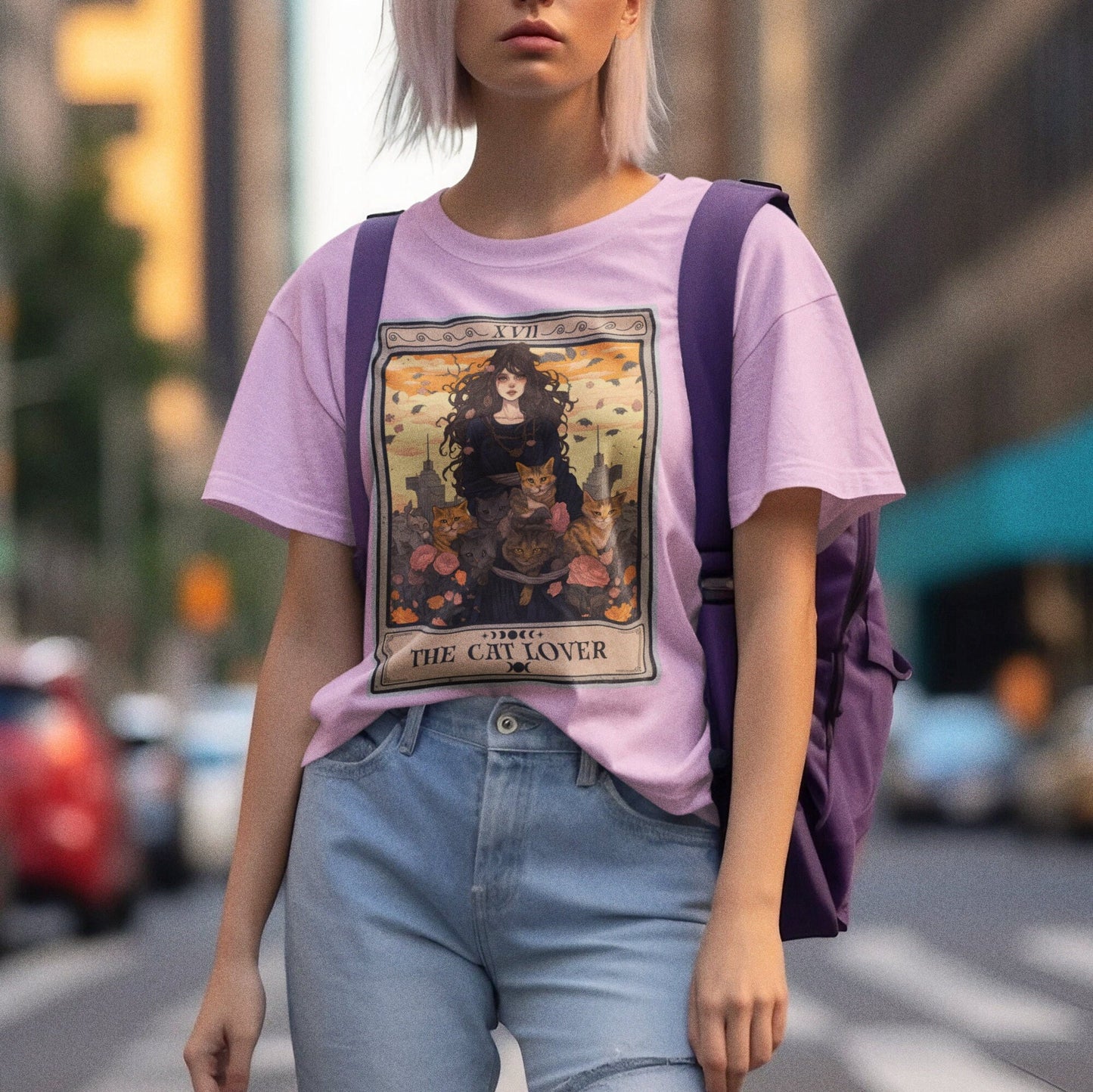 The Cat Lover Tarot Card Shirt