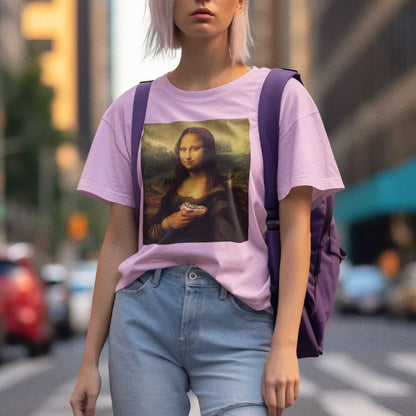 Mona Lisa Hot Dog Shirt