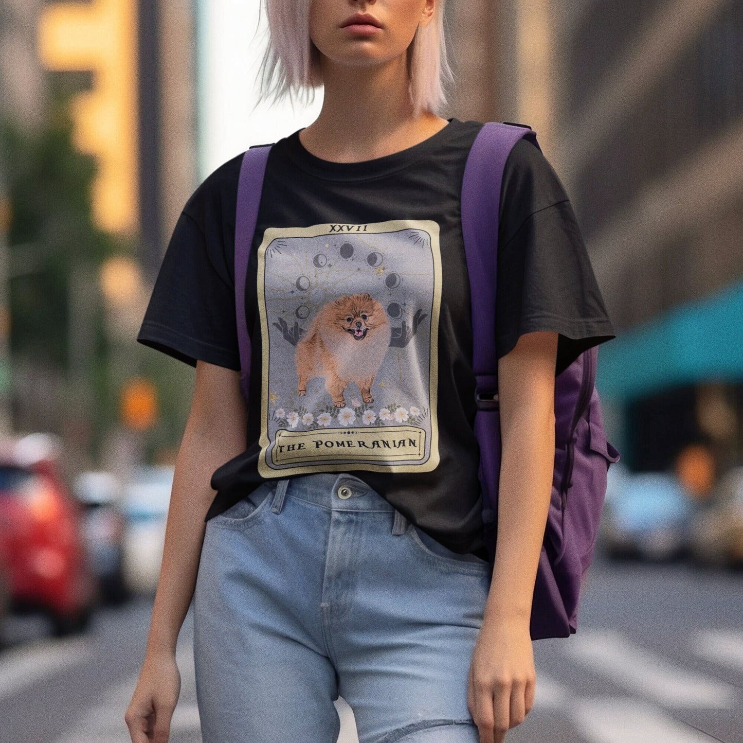 The Pomeranian Tarot Card Dog Shirt