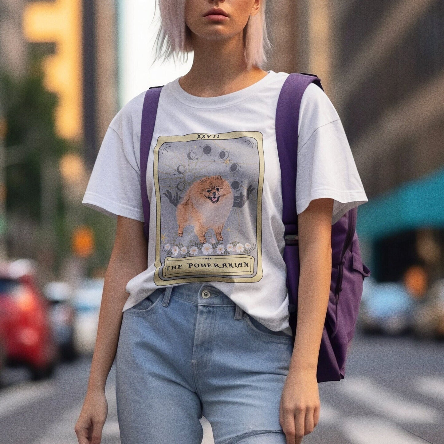 The Pomeranian Tarot Card Dog Shirt