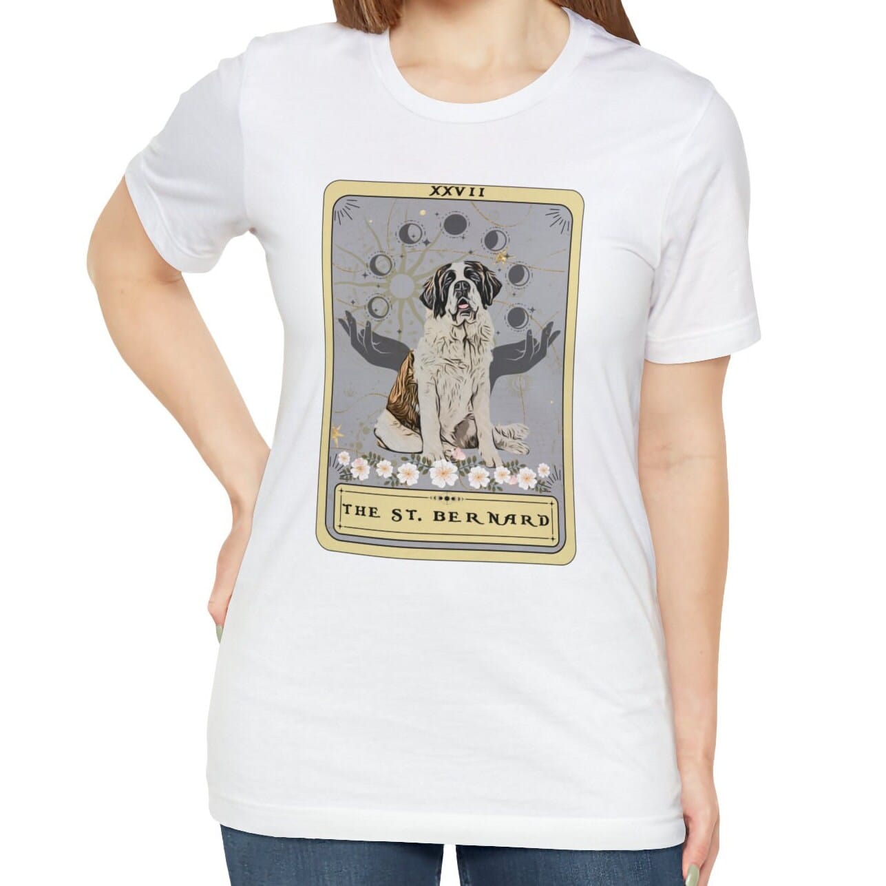 The Saint Bernard Tarot Card Dog Shirt