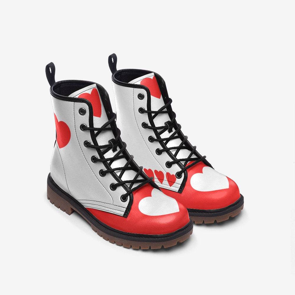 Poker Boots Red Ace Of Hearts