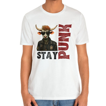 Stay Punk Cow Shirt Punk Rock