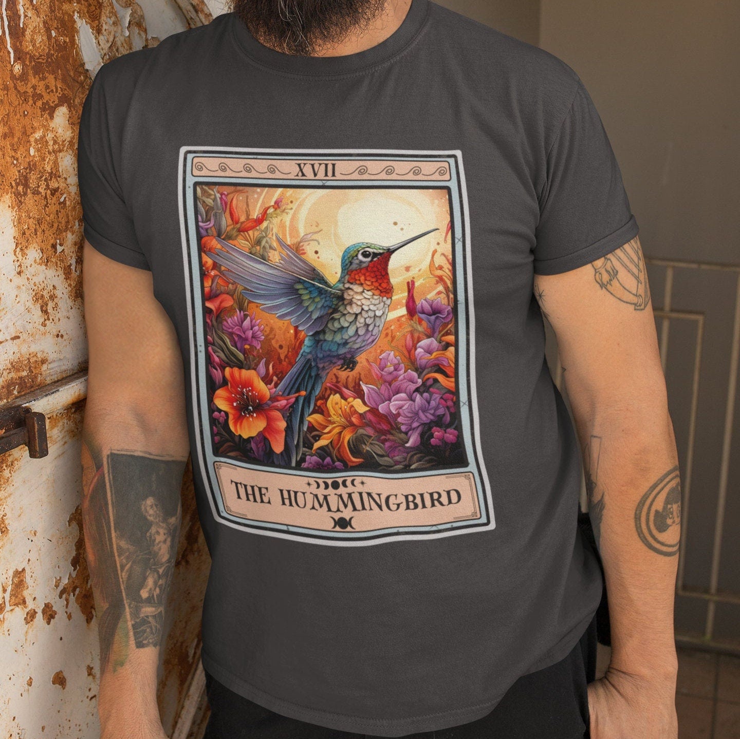 The Hummingbird Tarot Card Shirt Bird Lover