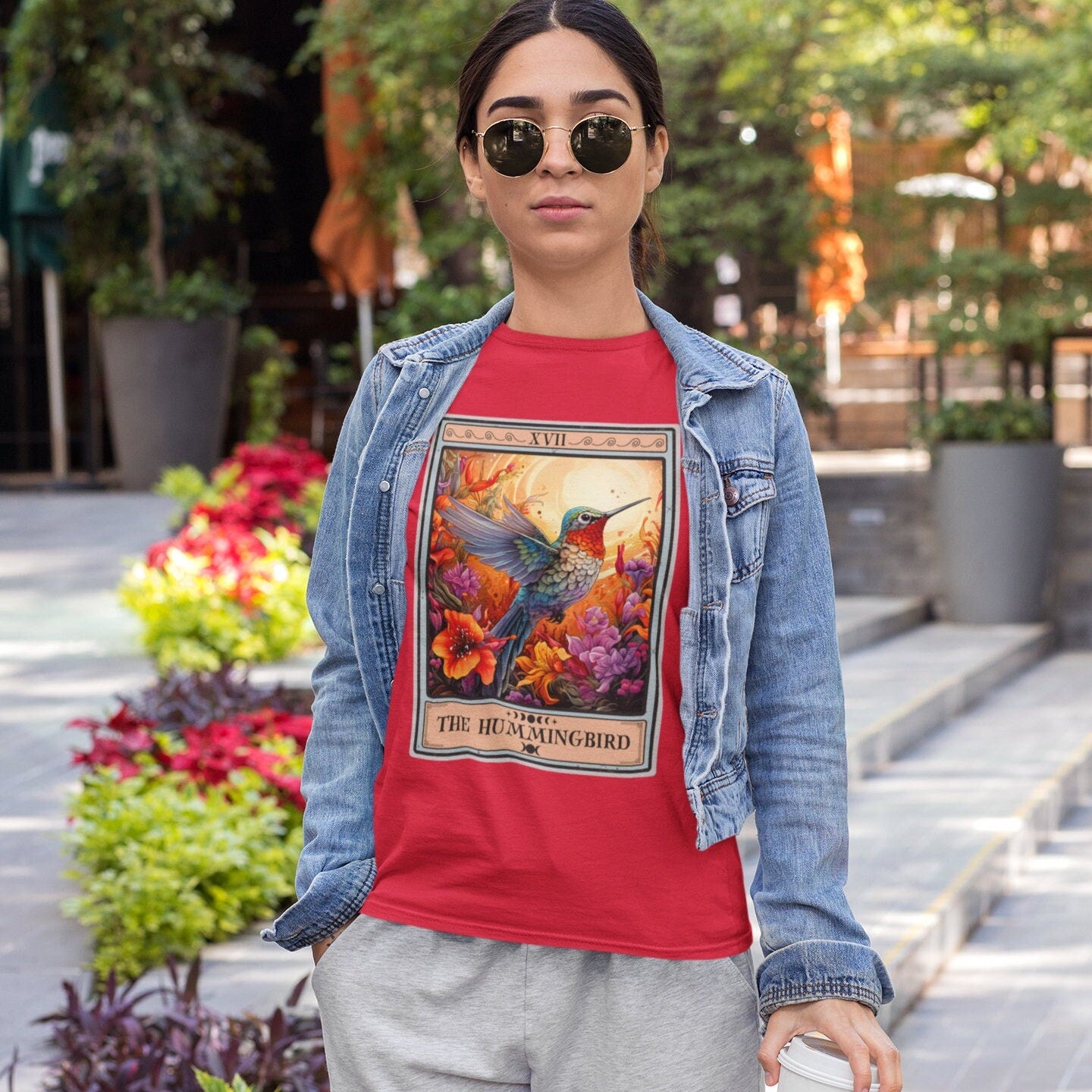 The Hummingbird Tarot Card Shirt Bird Lover