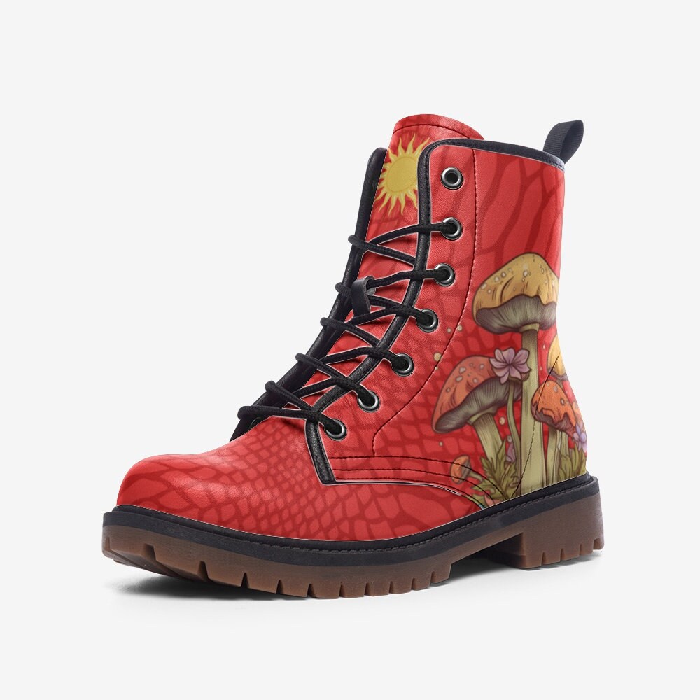 Mushroom Red Boots