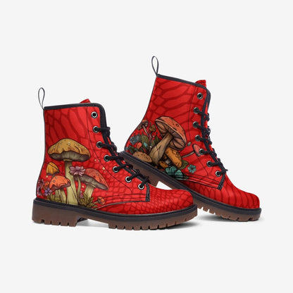 Mushroom Red Boots