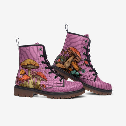 Pink Mushroom Boots