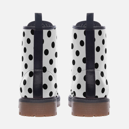 Black Polka Dots Boots