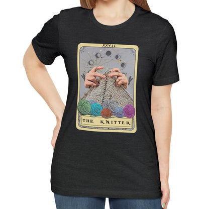 Knitter Tarot Card Shirt, Knitting