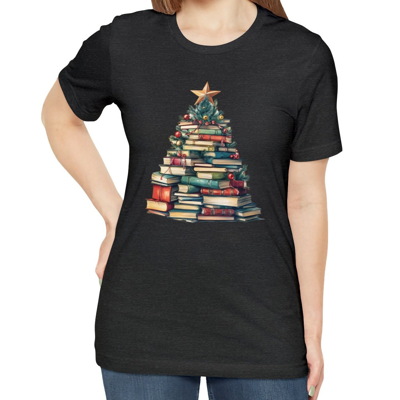 Christmas Book Tree Shirt