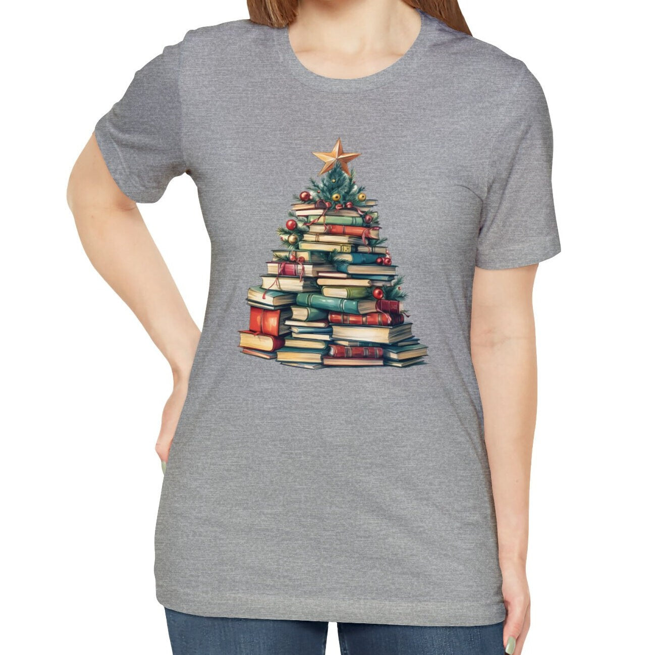 Christmas Book Tree Shirt