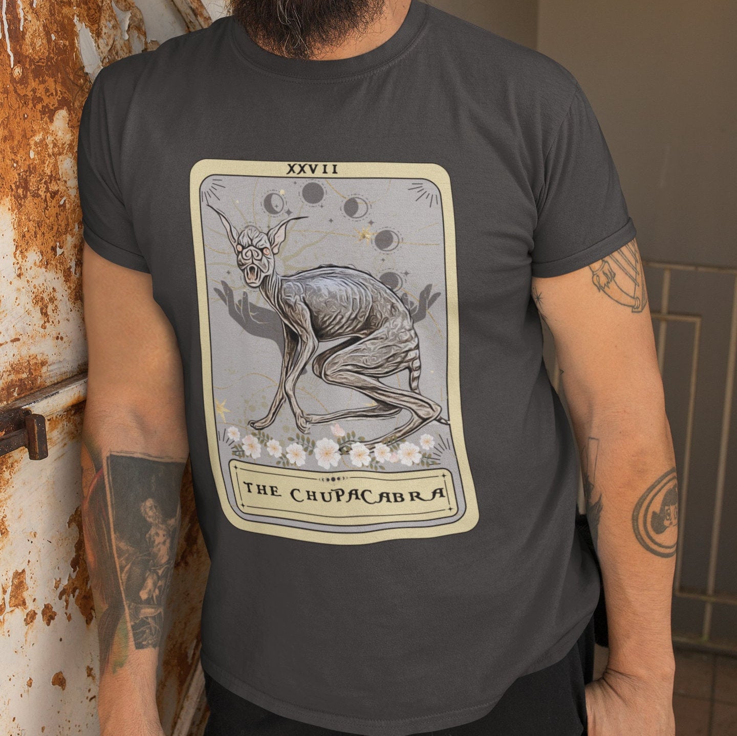 Chupacabra Tarot Card Shirt