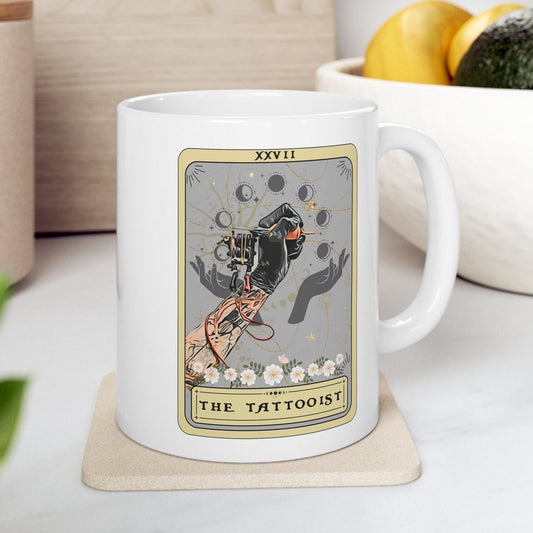 The Tattoo Artist Tarot Card Mug, Tattooist