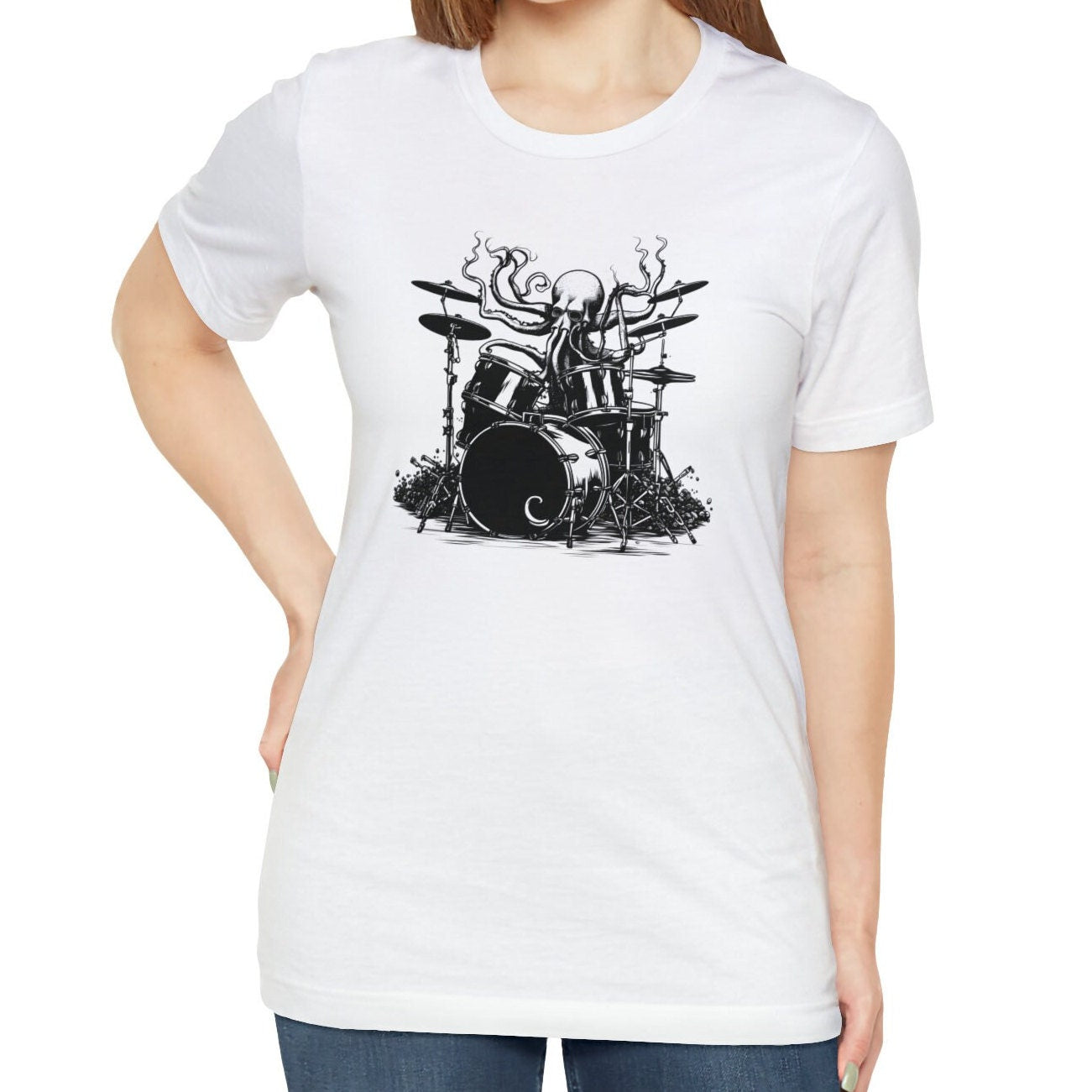 Octopus Playing Drums, Drummer Shirt