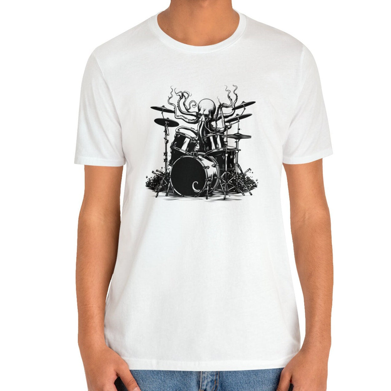 Octopus Playing Drums, Drummer Shirt