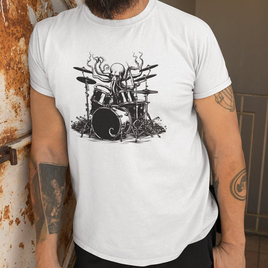 Octopus Playing Drums, Drummer Shirt
