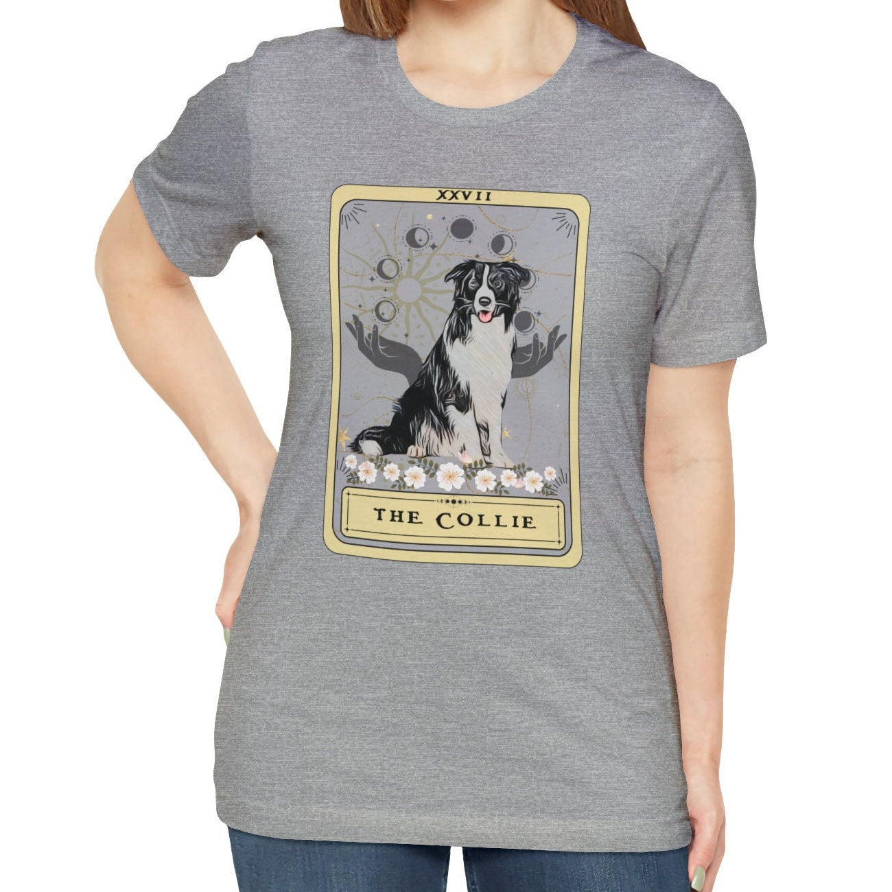 Border Collie Tarot Card Shirt