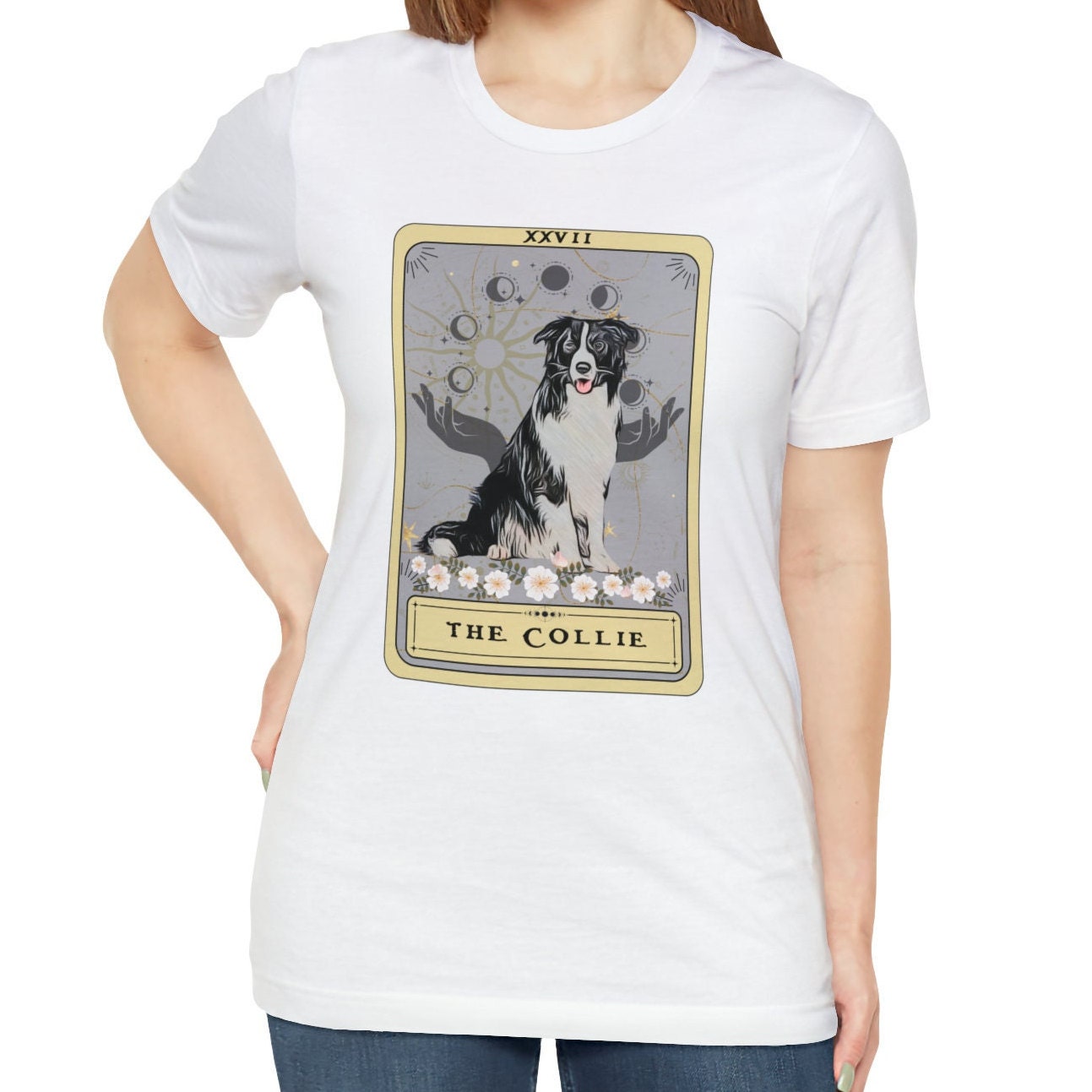 Border Collie Tarot Card Shirt