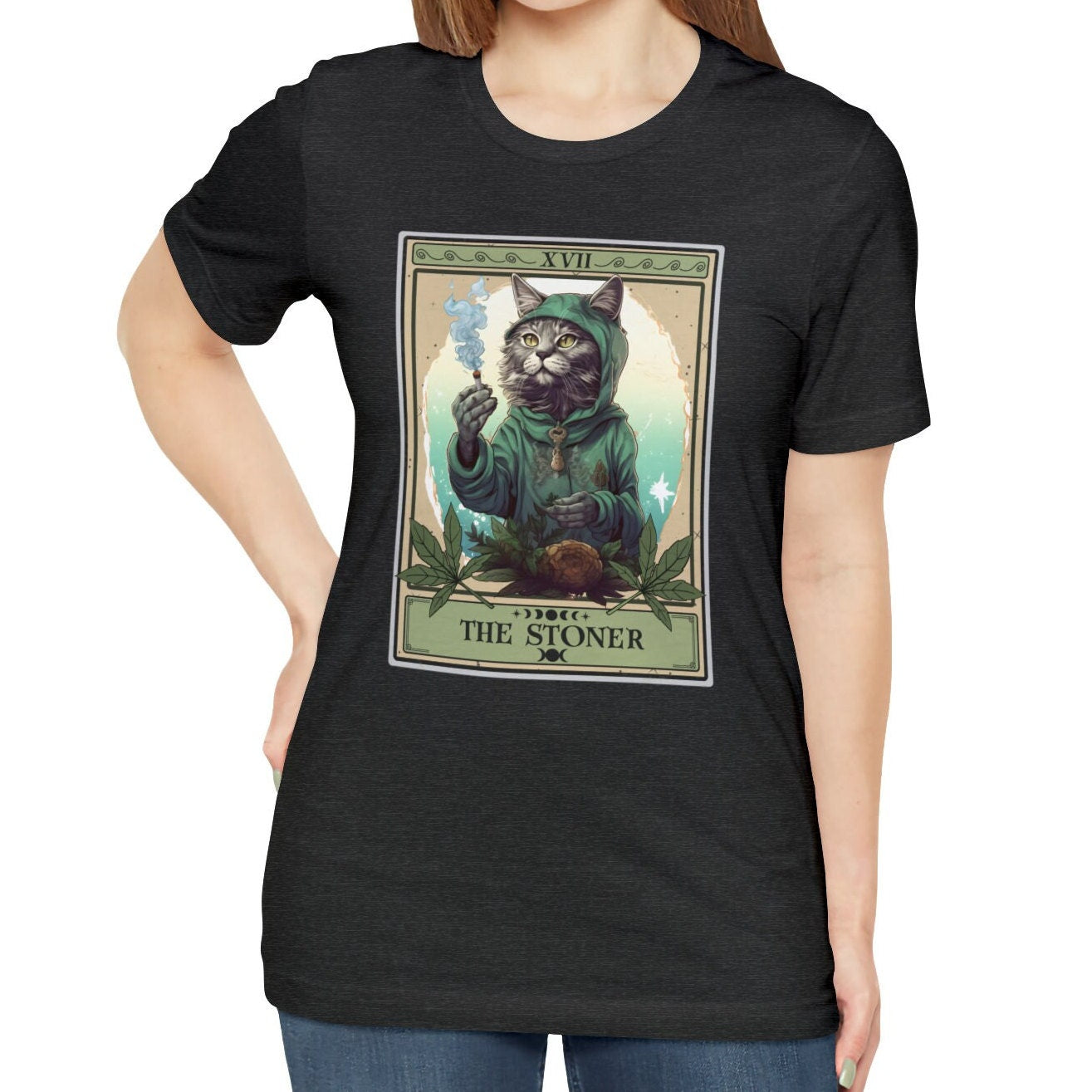 The Stoner Tarot Card Shirt, Cat Mom