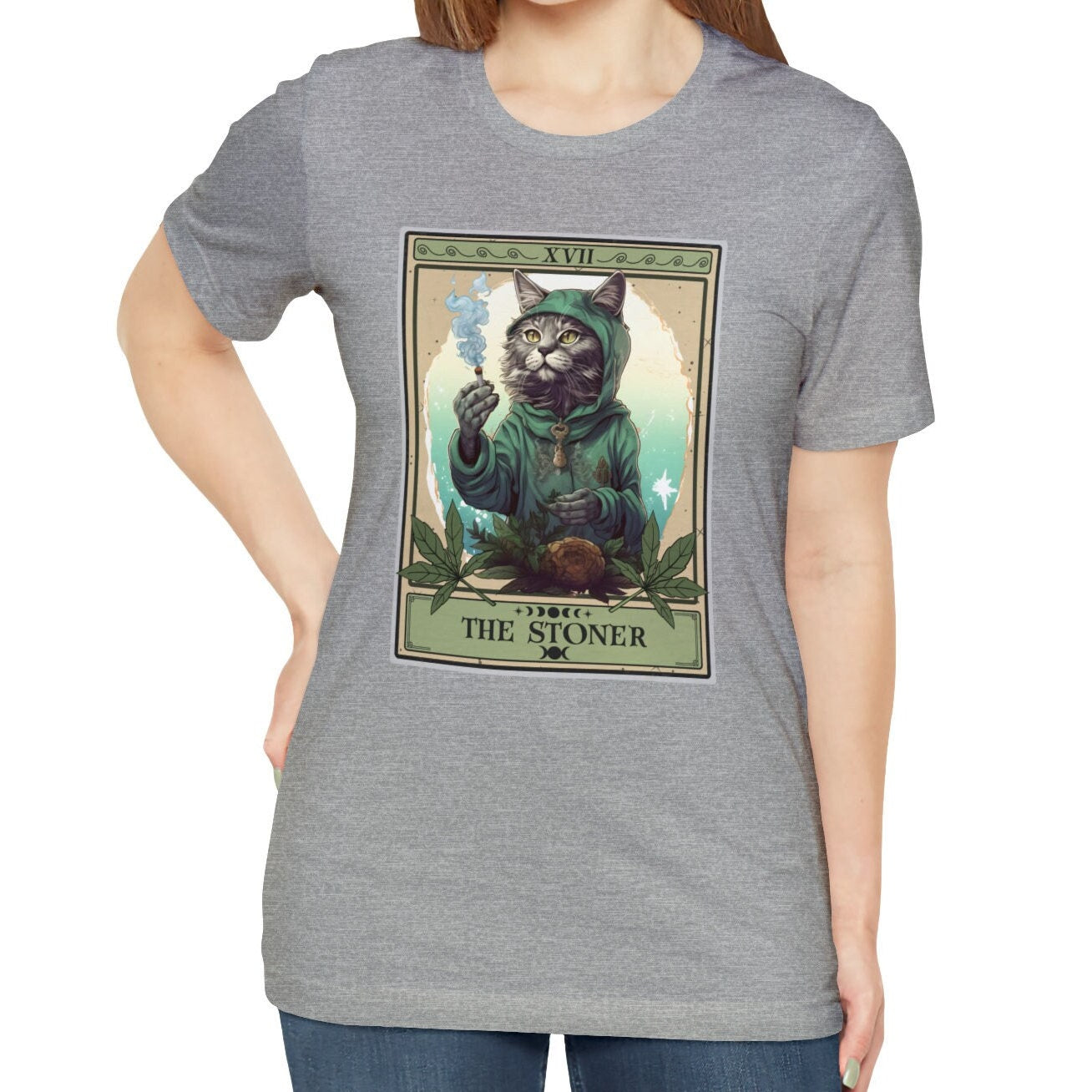 The Stoner Tarot Card Shirt, Cat Mom