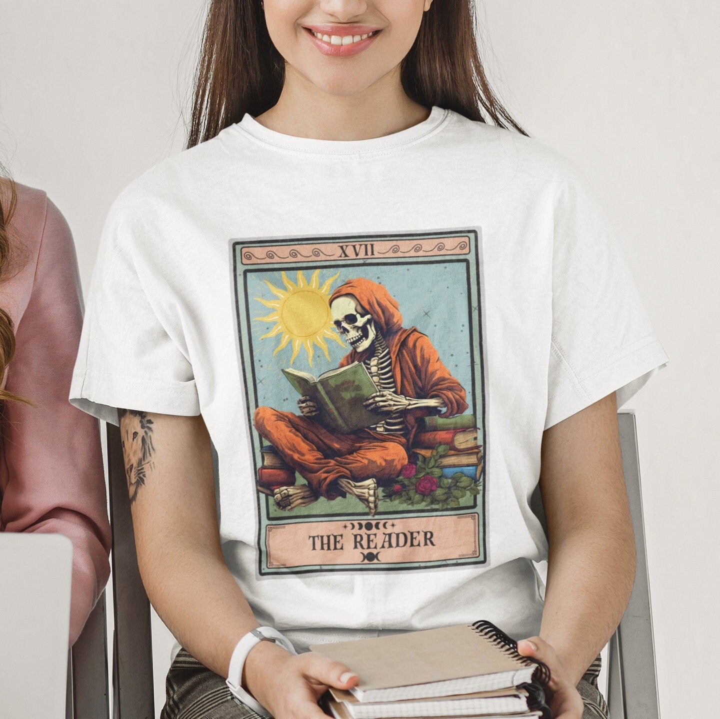 The Reader Tarot Card Shirt, Reading