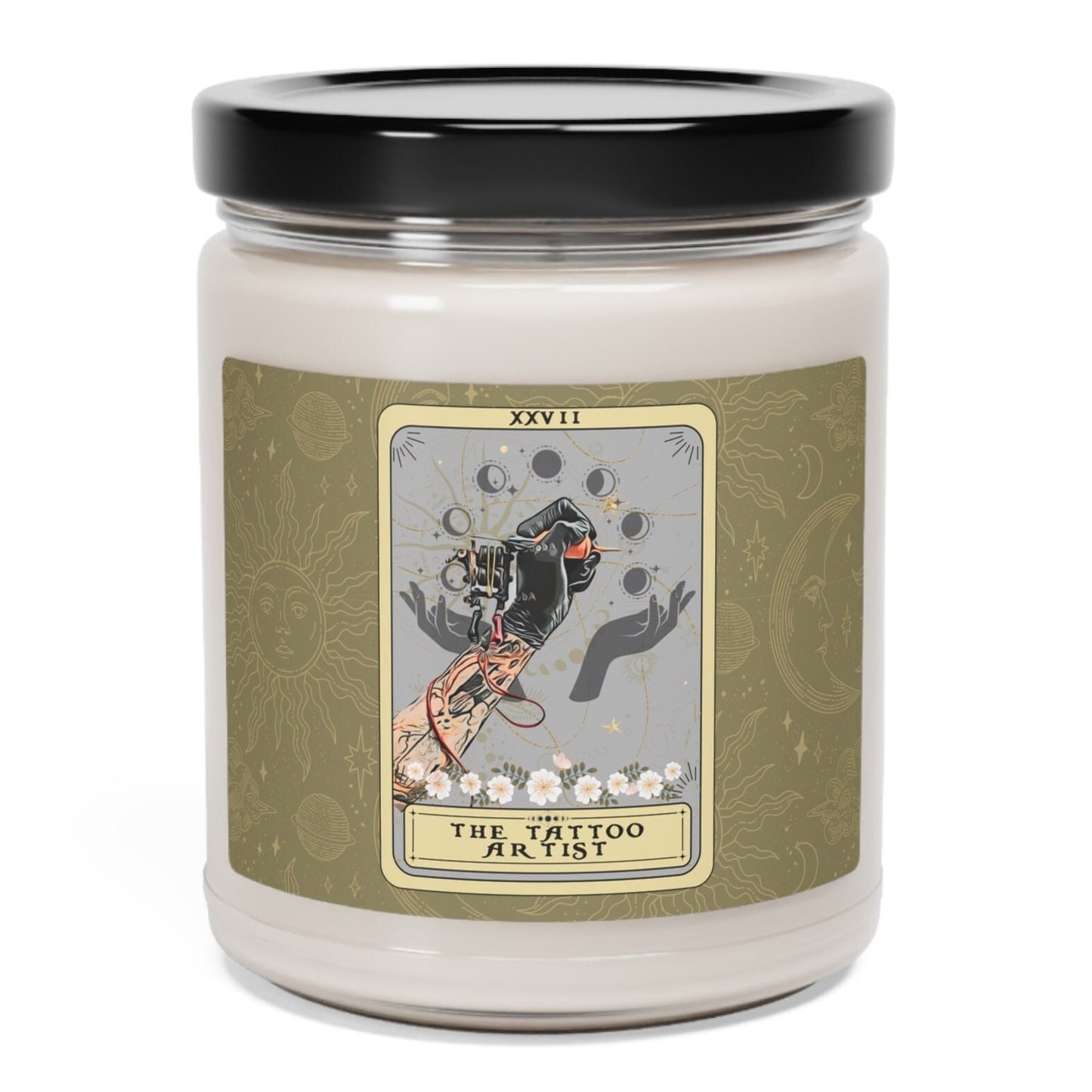 The Tattoo Artist Tarot Card Candle, 9oz (2.8" x 3.5")