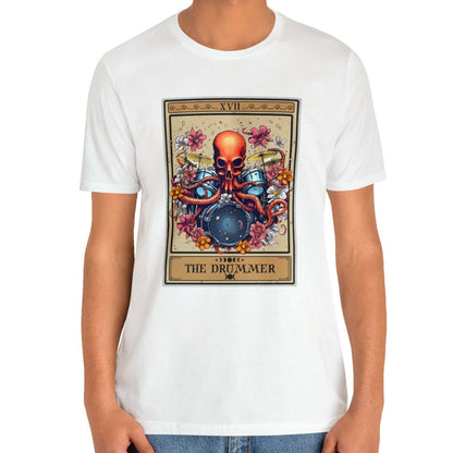 The Drummer Tarot Card Shirt, Octopus Drum Player