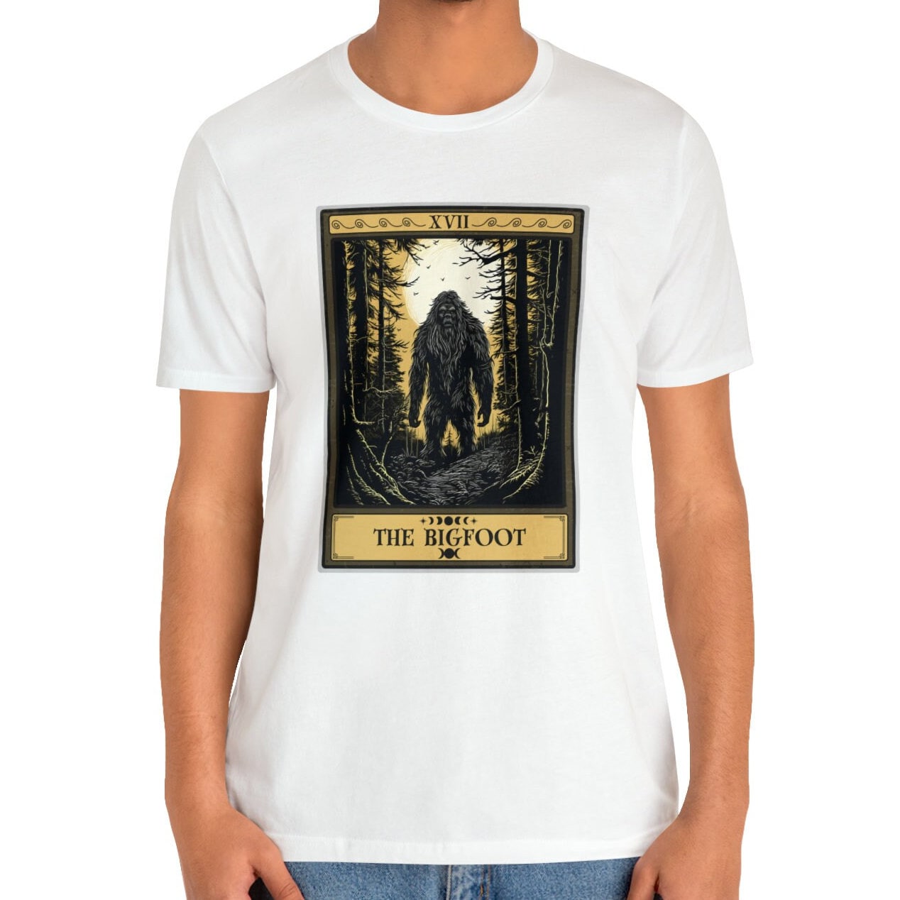 Bigfoot Tarot Card Shirt