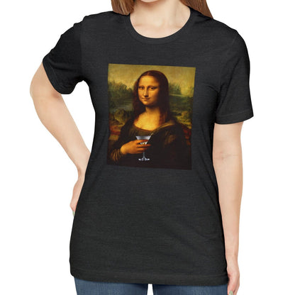Mona Lisa Martini Shirt, Dry Martini