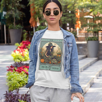 Plant Witch Tarot Card Shirt Gardening